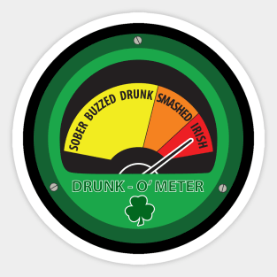 Drunk O' Meter Sticker